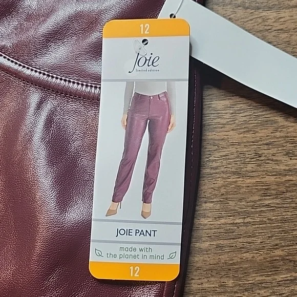 Joie Faux Leather Pant - Picture 2 of 10
